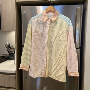 Vintage Anne Klein Rainbow Button Down